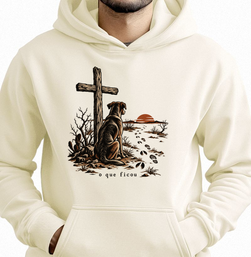 O Cão que Ficou - Hoodie Moletom