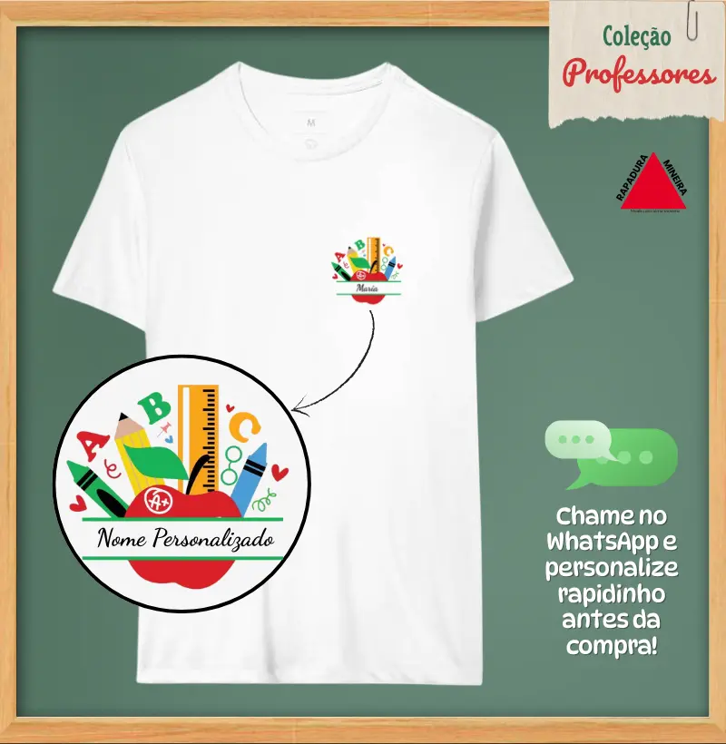 ABC - Nome personalizado (chame no whatsApp antes de efetuar o pedido)