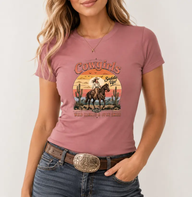 Baby Look Cowgirls Saddle Up