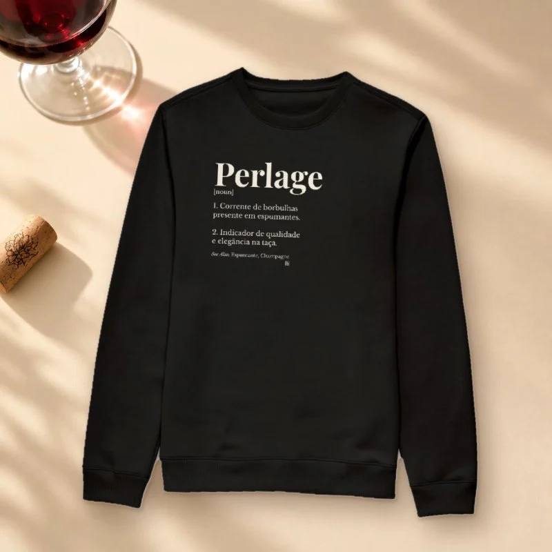 Moletom Perlage — Wine Dictionary - Suéter Moletom