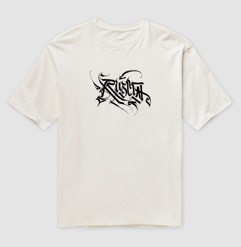 CAMISETA OVER - RISCO 