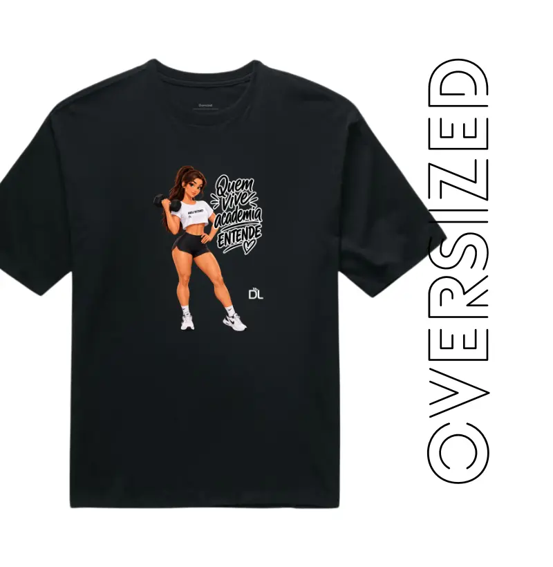 Vida de Academia - Camiseta Oversized