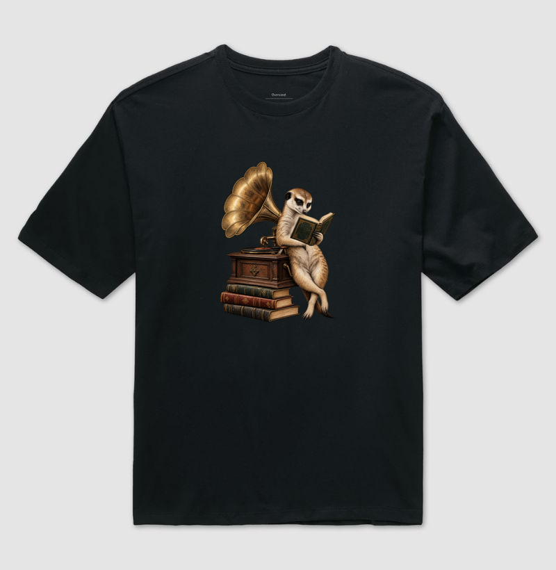 Suricato Leitor - Camiseta Oversized