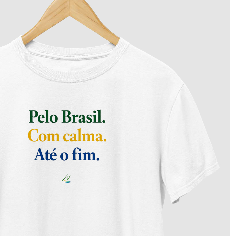 Pelo Brasil. Com calma. Até o fim.