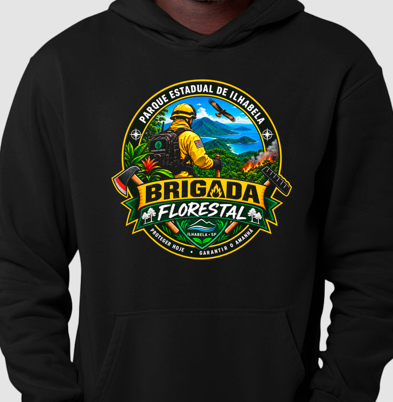 Brigada Florestal em Campo - Hoodie Moletom