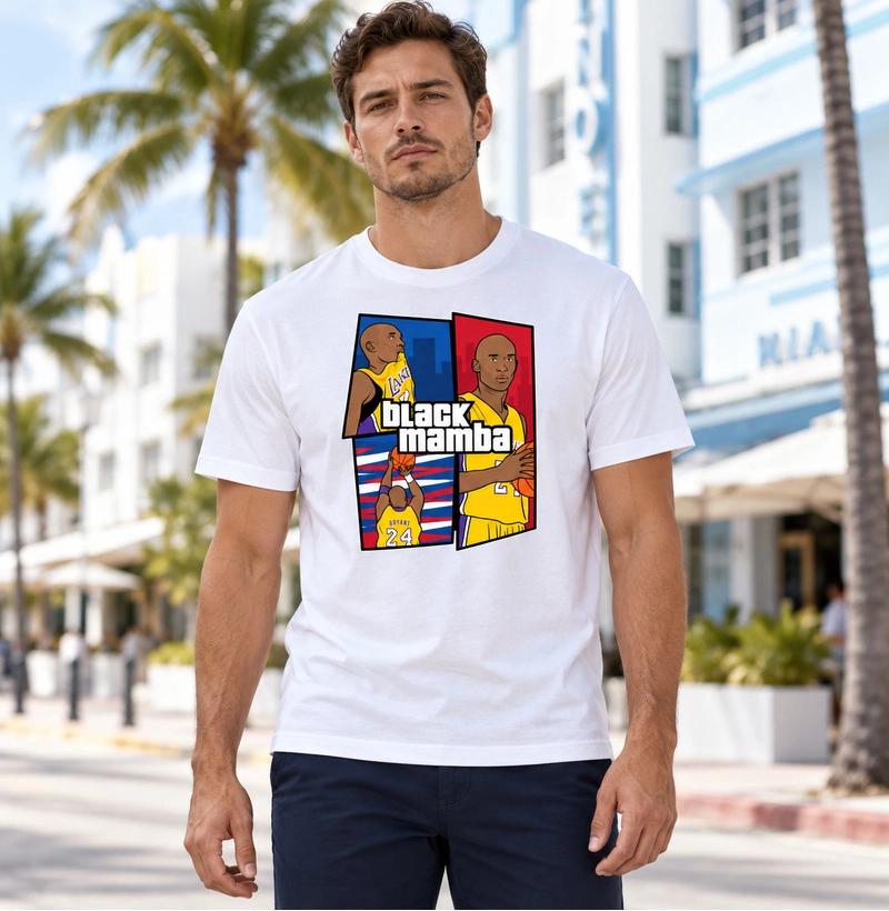 Camiseta B.Mamba — Ícone em Quadra