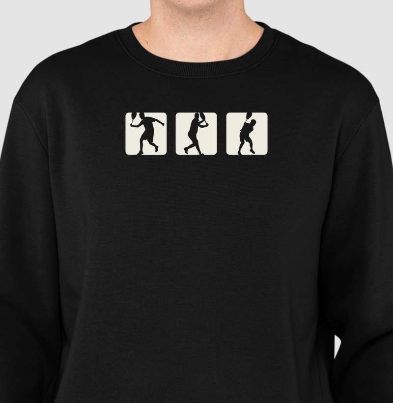 Vida de tenista - Moletom sem capuz