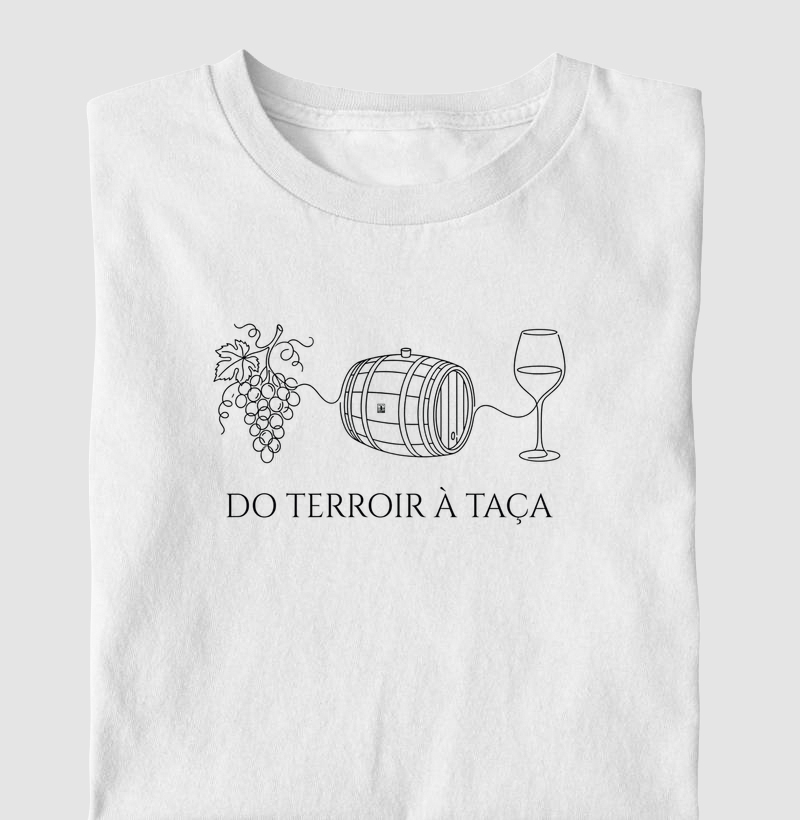 Camiseta Vinho - Do Terroir A Taça