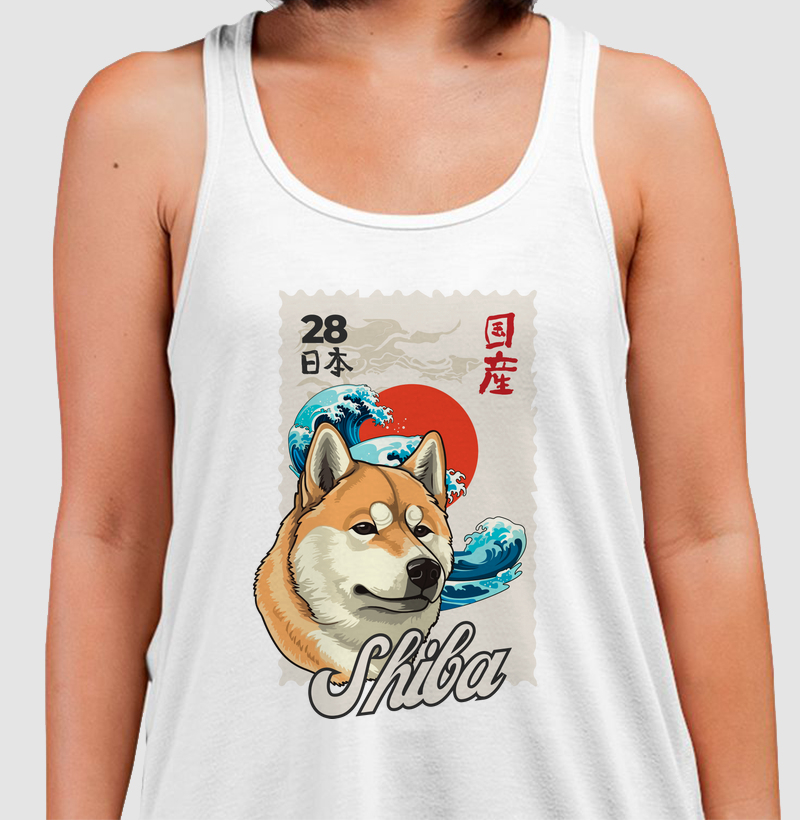 Camiseta Regata Nihon Shiba Dog Pulse
