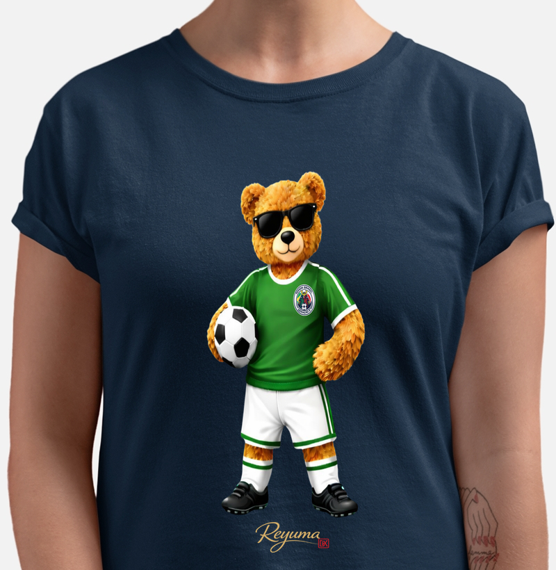 Camiseta Masculina e Feminina Futebol “Mascote NBX” - NBX FC - Algodão 100% 