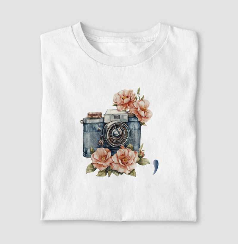 Camiseta Floral Photos