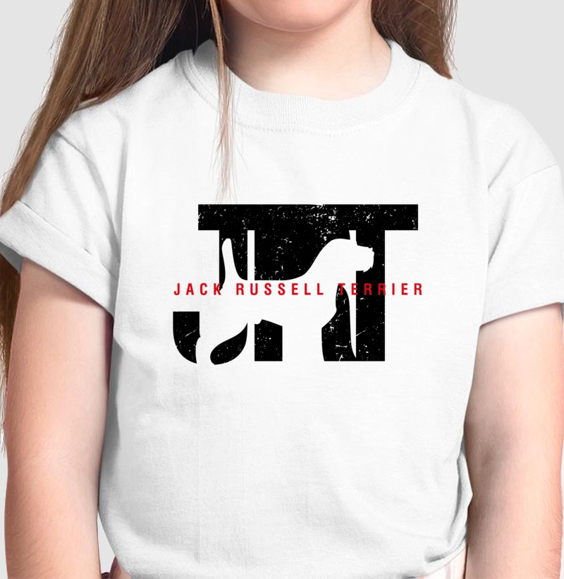 Camiseta Infantil Jack Russell Sigla