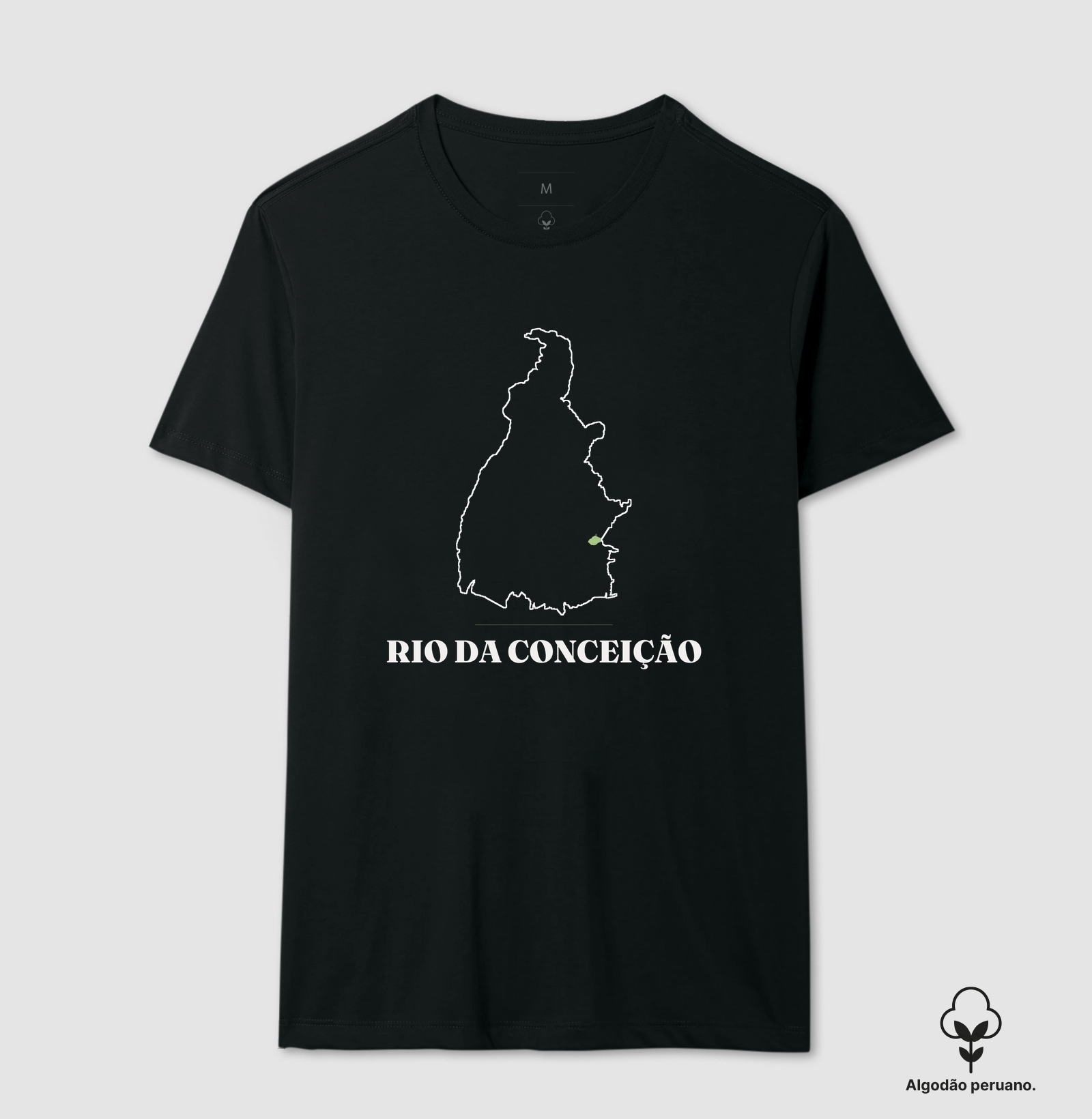 Rio da Conceição | Traço TO - Camiseta Algodão Peruano