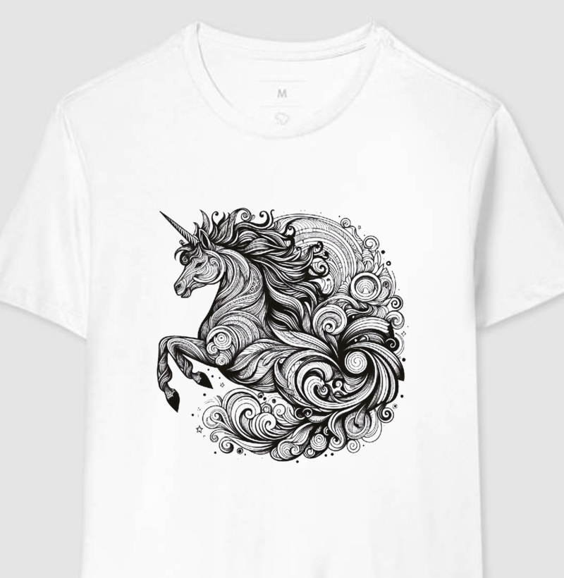 "Unicórnio Encantado: Detalhes Místicos"