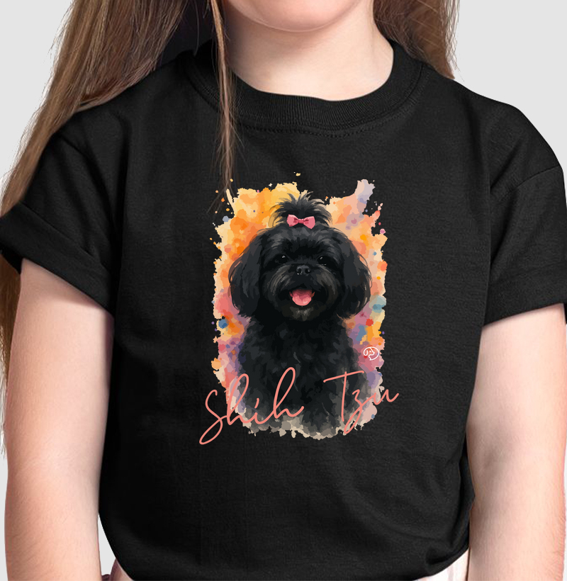 Shih Tzu Black Splash
