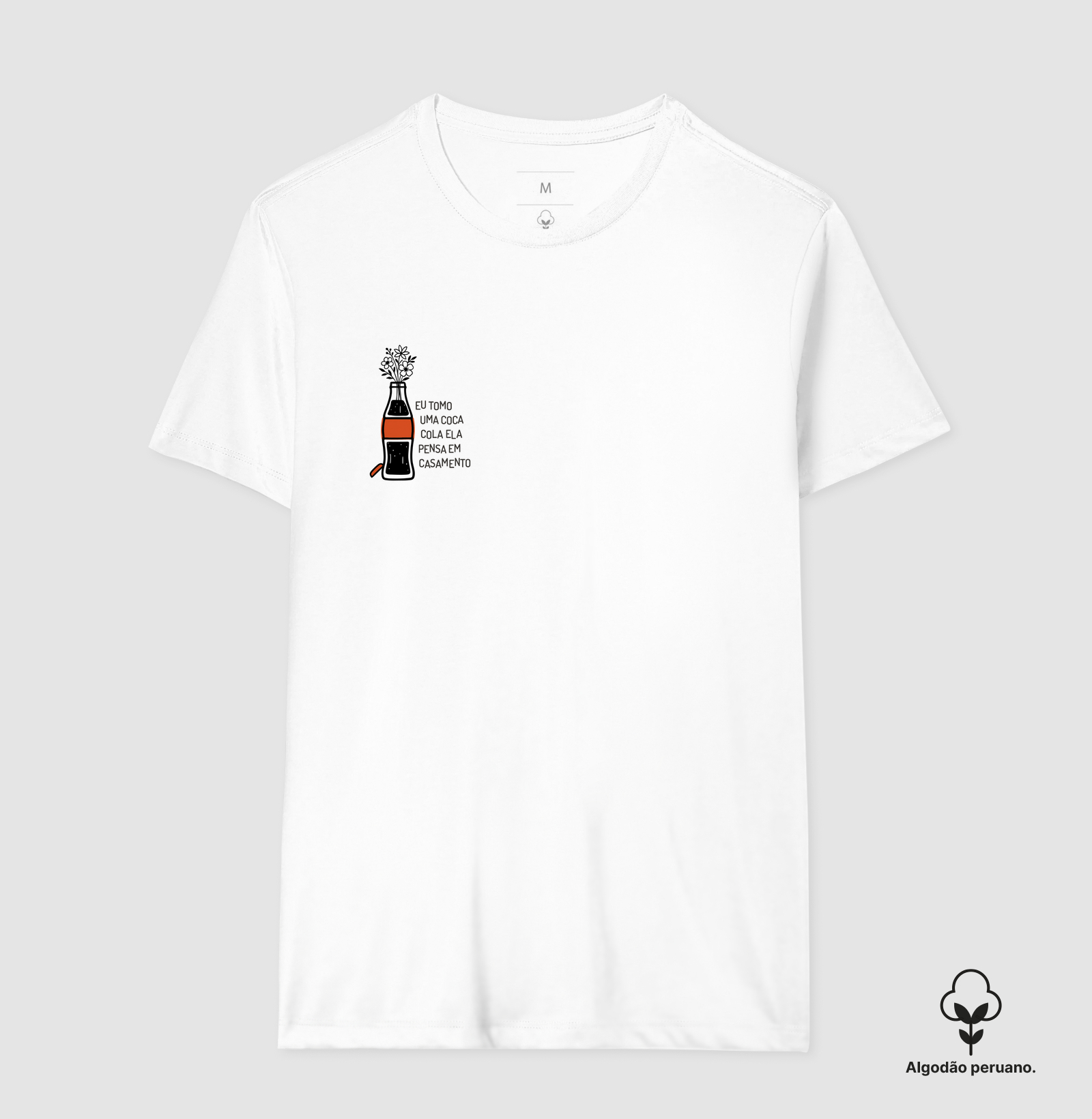 Camiseta Caetano Veloso - Eu tomo uma coca-cola