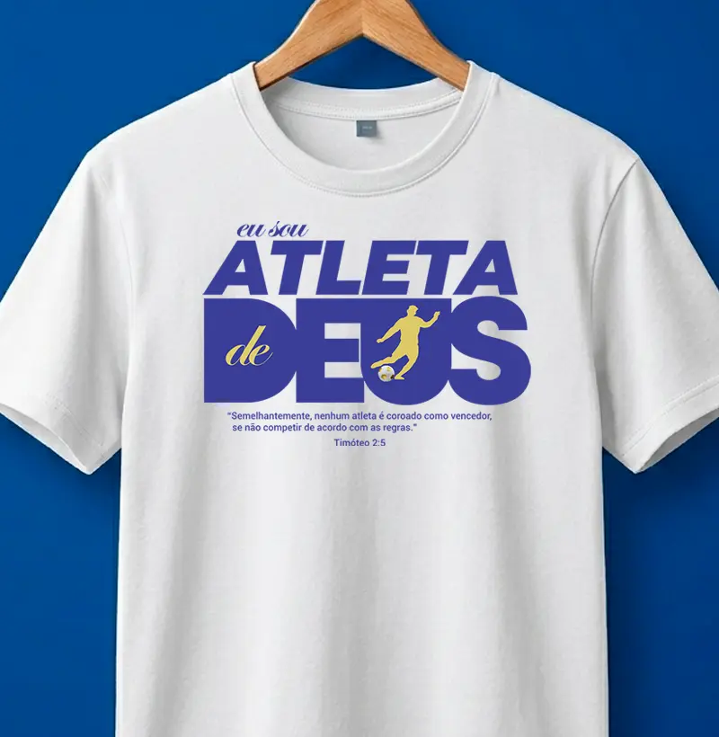 Camiseta Jogador de Deus