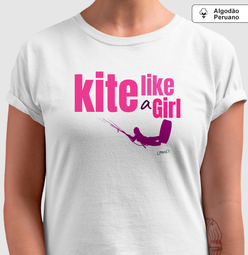 Kite Like a Girl- Algodão Peruano