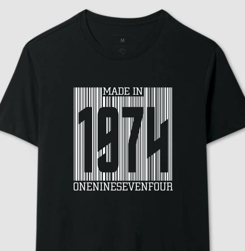 Camisa Made in Barras 1974