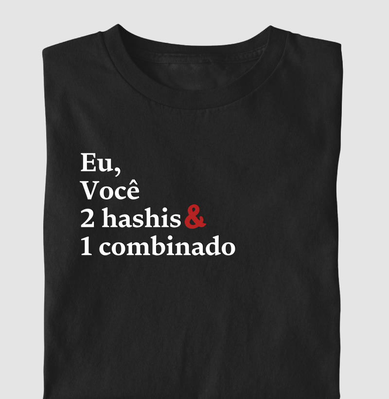 Eu, você, 2 hashis & 1 cominado