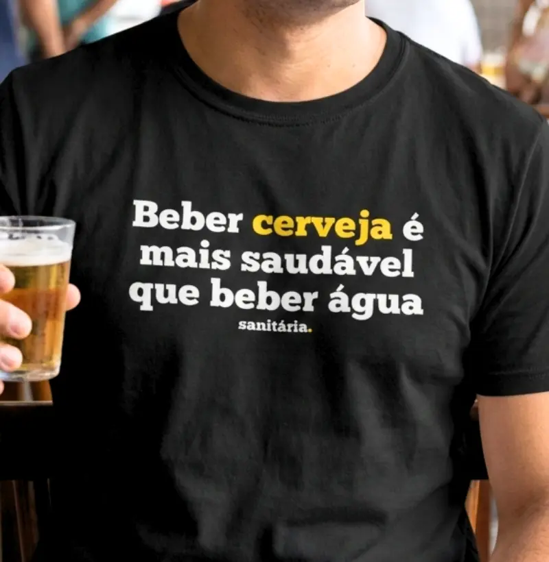 Beber Cerveja é Mais Saudável que Beber Água Sanitária