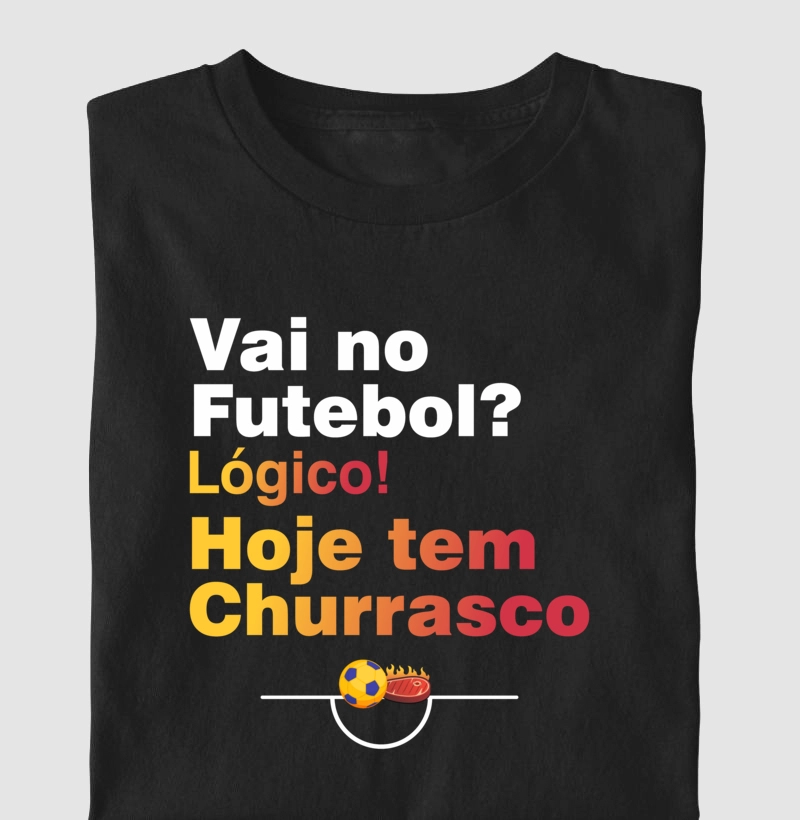Camiseta Hoje tem Churras
