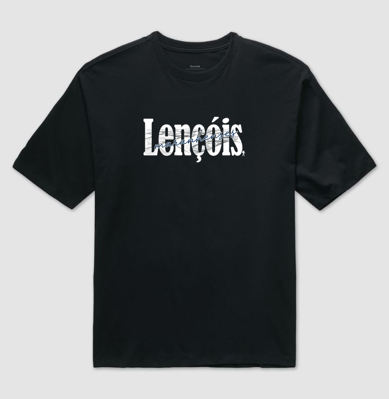 Camiseta Lencois Maranhenses Ilustrado | Dunas Lagoas Dentro da Arte | Colecao Viciados em Viagem