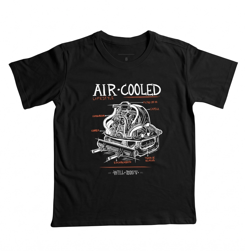 Aircooled Lifestyle | Colorido - Camiseta Infantil