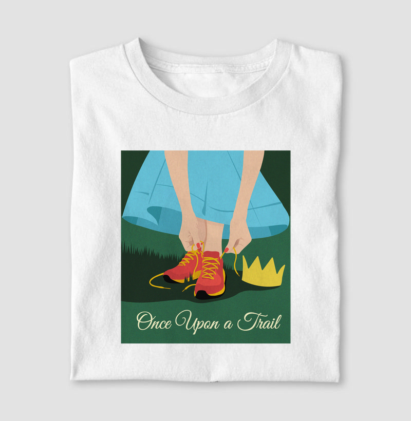 Camiseta Once Upon a Trail Azul - Unisex