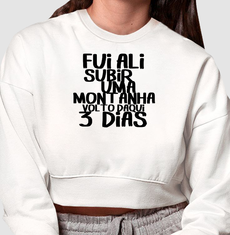 Moletom Terapia de Altitude | Fui Ali Na Montanha