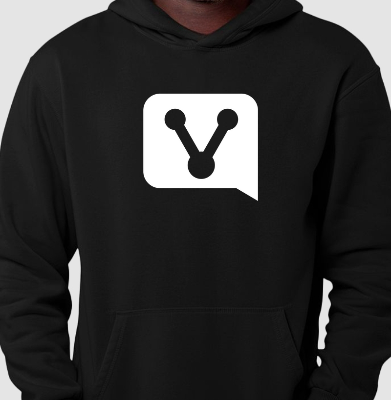 Moletom Clássico V Branco