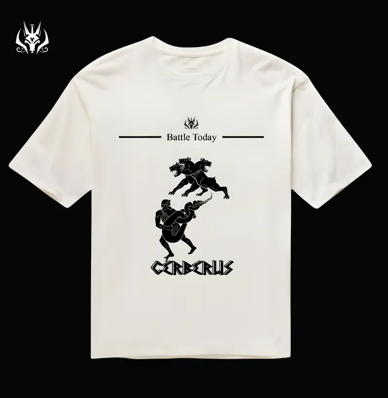 Camiseta Oversized - Hércules Cérberos (Edição Battle Today)