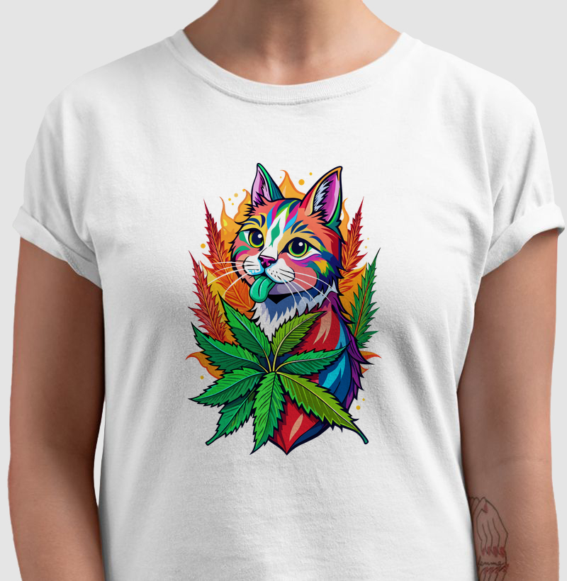 Camiseta Psycho Cat