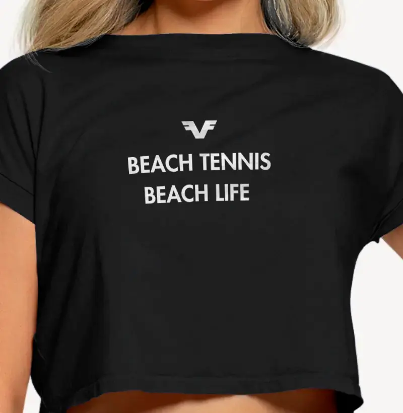 Cropped Beach Tennis. Beach Life
