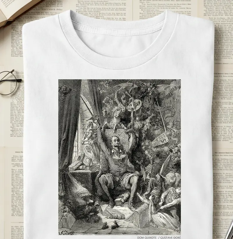 Camiseta Dom Quixote - Gustave Dore