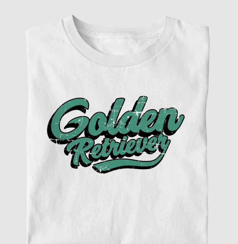 Golden Retriever Estilo Verde