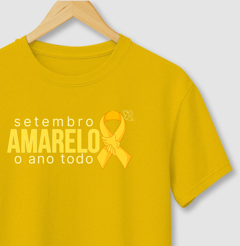 Camiseta Setembro Amarelo O ANO TODO