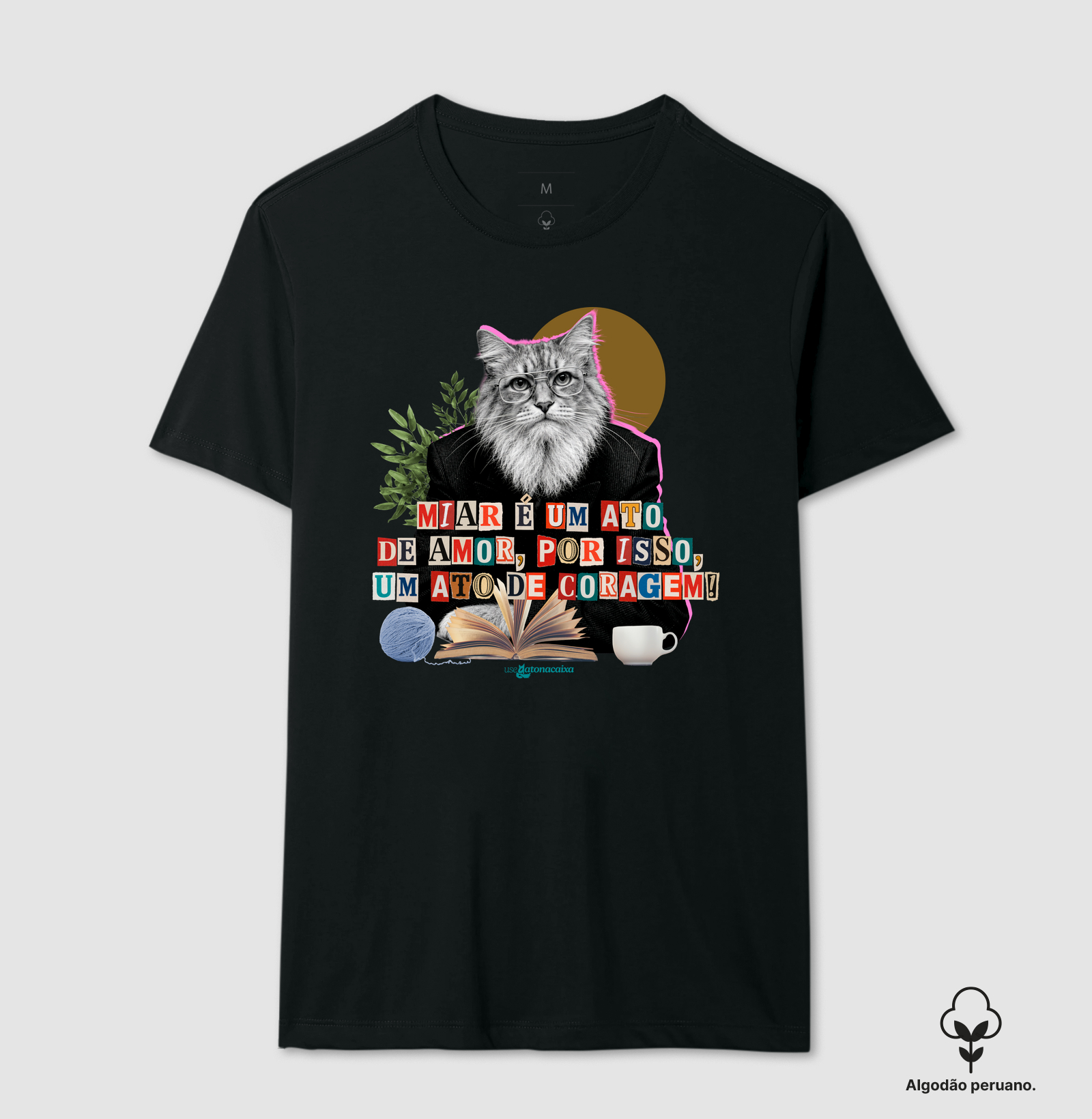 Gato Freire - Camiseta Algodão Peruano