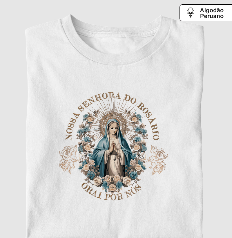 Nossa Senhora do Rosário - Algodão Peruano