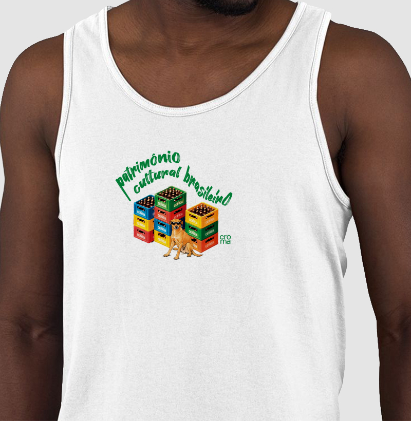 Camiseta Regata Doguinho Caramelo