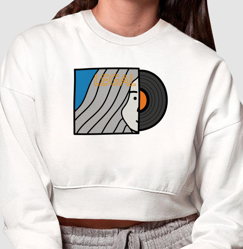 Cropped Moletom Inspiração Gal Costa - Gal Legal