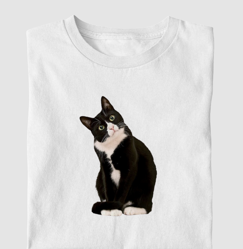 Camiseta Gato pensante