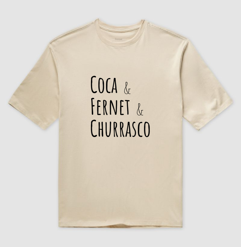 Camiseta Coca y Fernet (oversized)