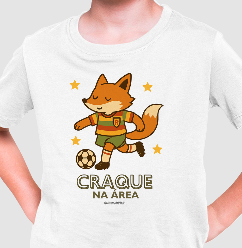 Camiseta craque na área 
