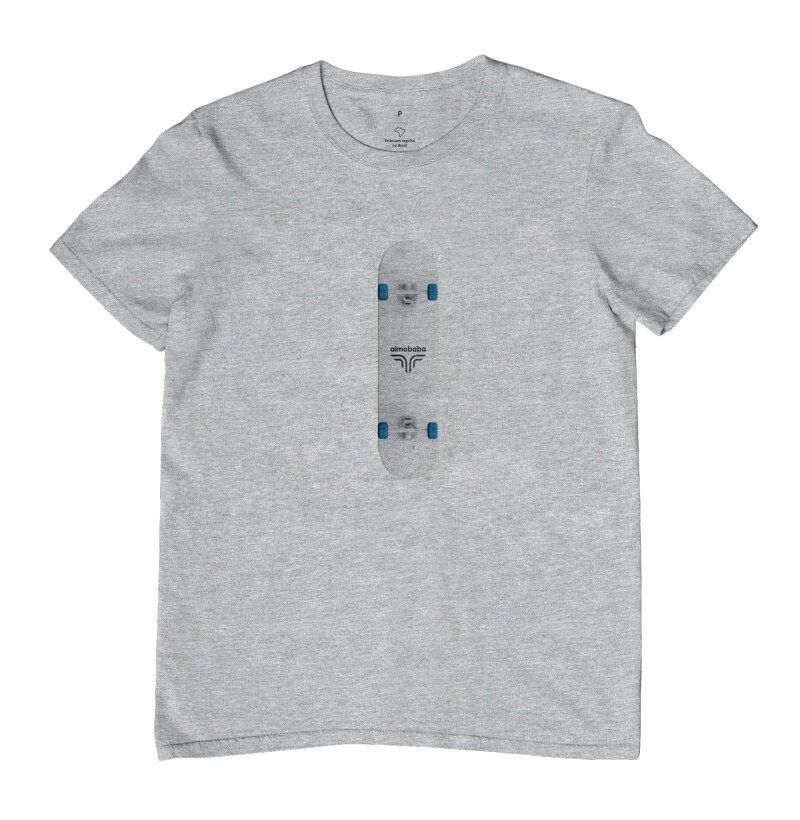 Camiseta Aimobaba Skate masculina cores variadas