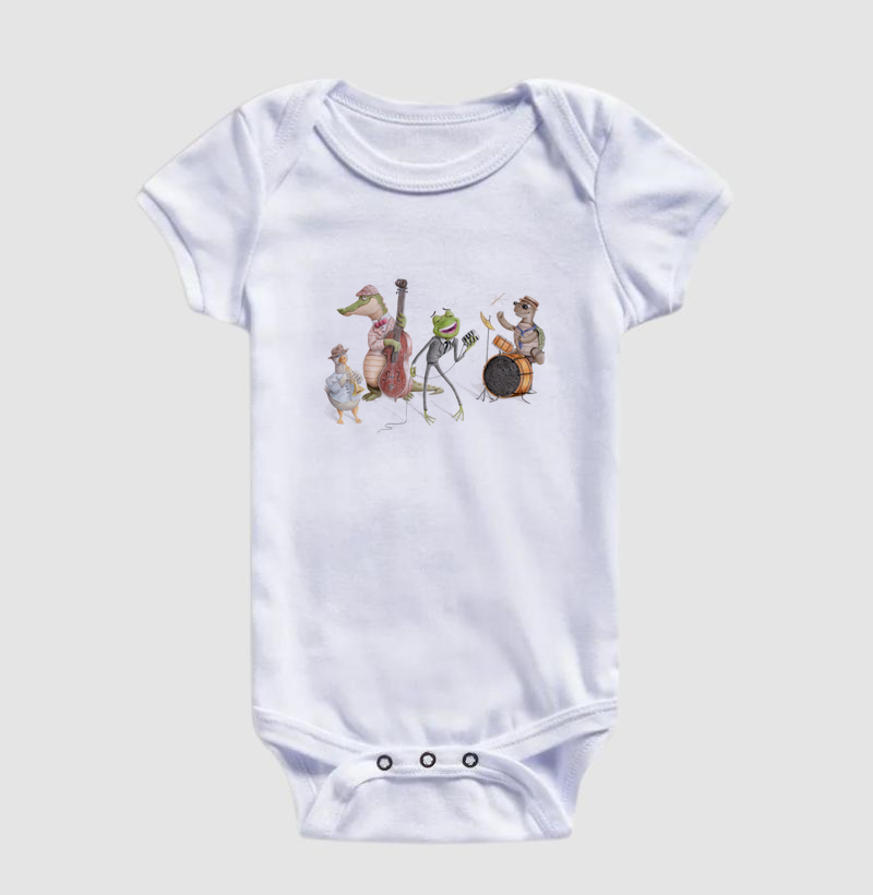 Body Infantil Animal Band 
