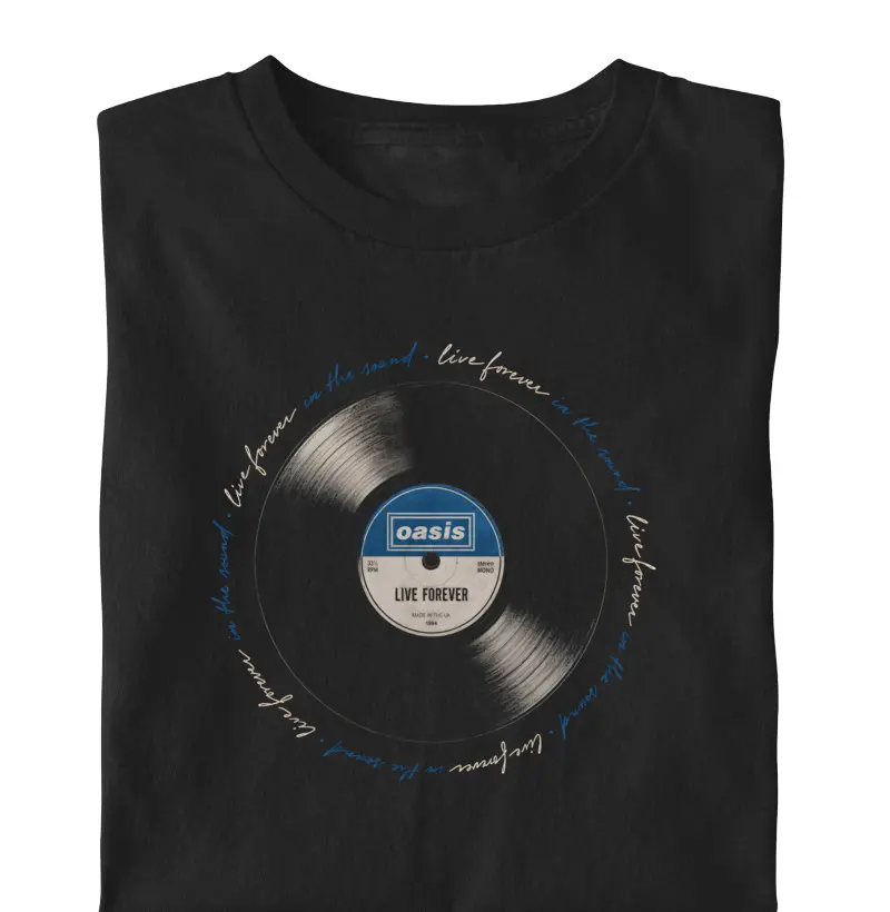 Camiseta Live Forever