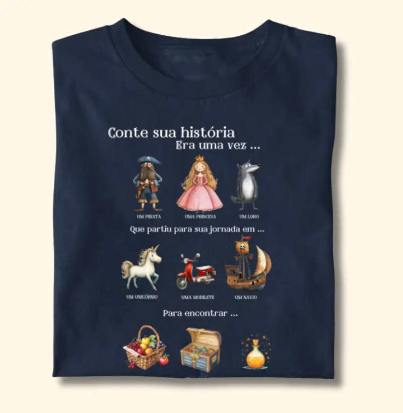 Camiseta | Conte sua história 2