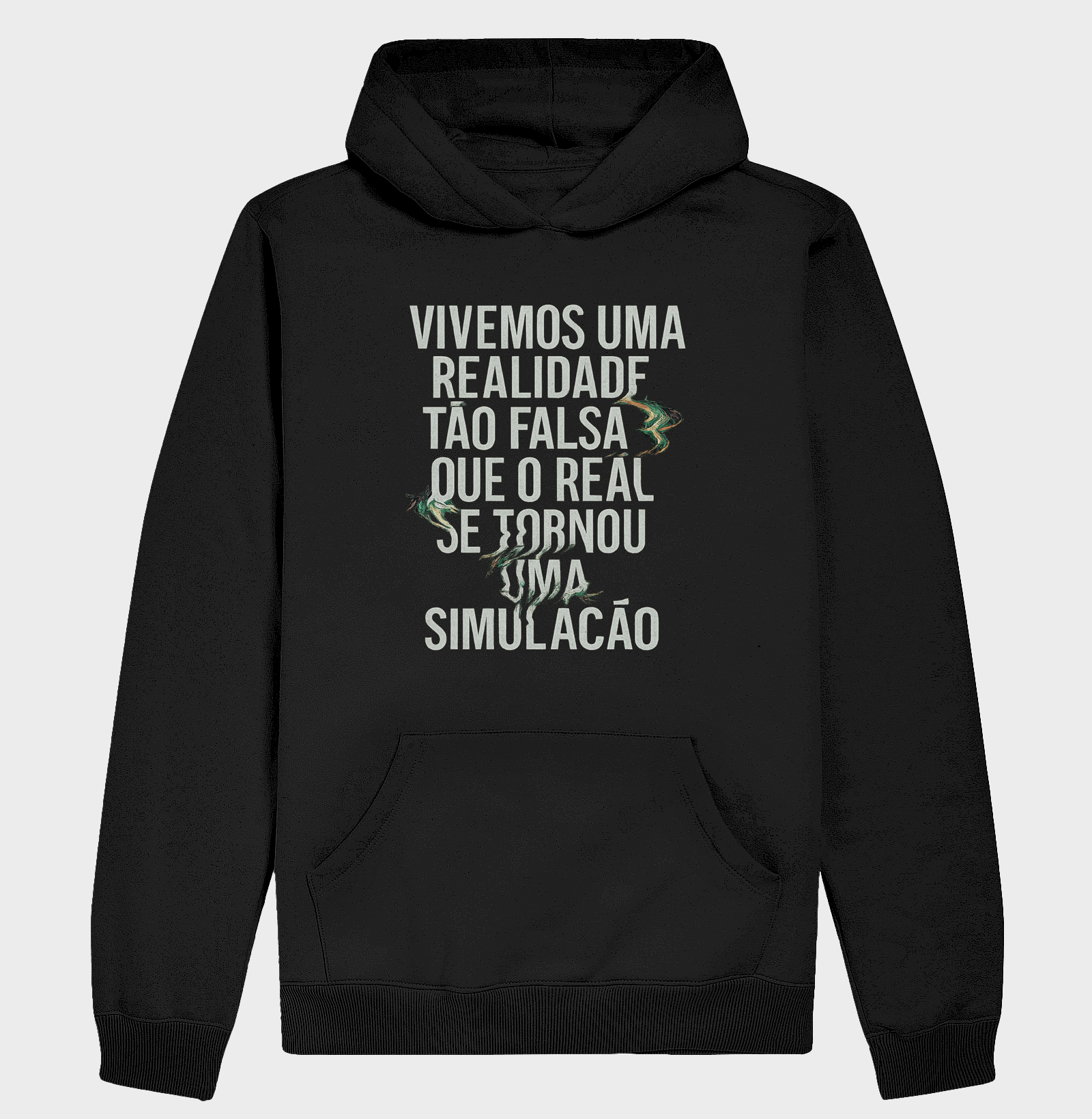 "Vivemos uma realidade tão falsa que o real se tornou uma simulação."