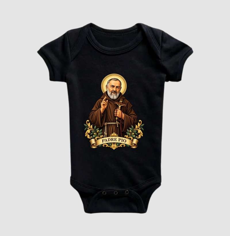Padre Pio - Body Infantil